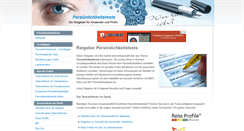 Desktop Screenshot of persoenlichkeitstest.org